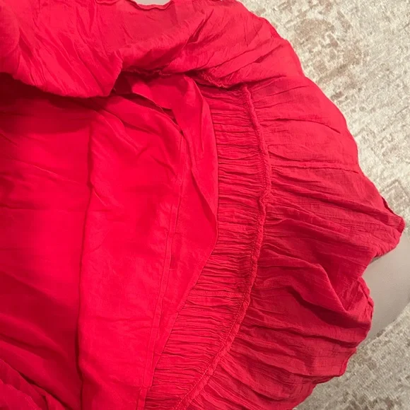 ❄️2 for $50❄️ ✨CLOSET CLEAR OUT SALE✨ Free People Red Midi Dress - Picture 4 of 8